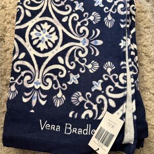 Vera Bradley Blue and White oversized Towel